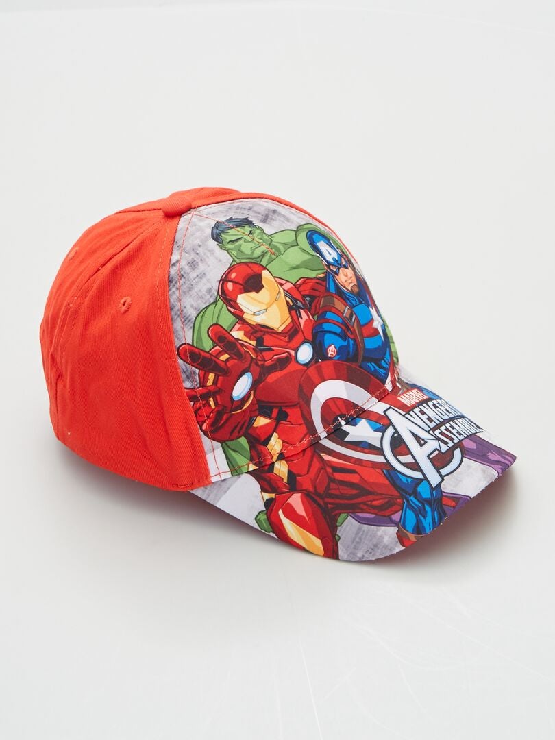Gorra de tela 'Los Vengadores' rojo - Kiabi