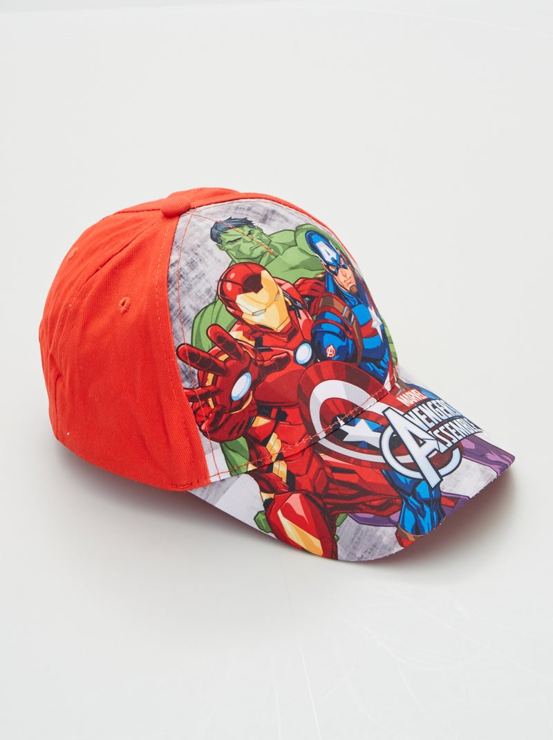 Gorra de tela 'Los Vengadores' rojo - Kiabi