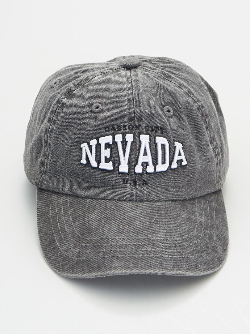 Gorra de tela 'Nevada' NEGRO - Kiabi