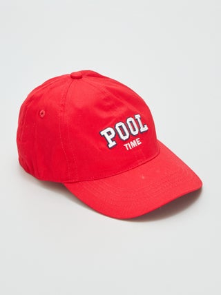Gorra de tela 'pool time'