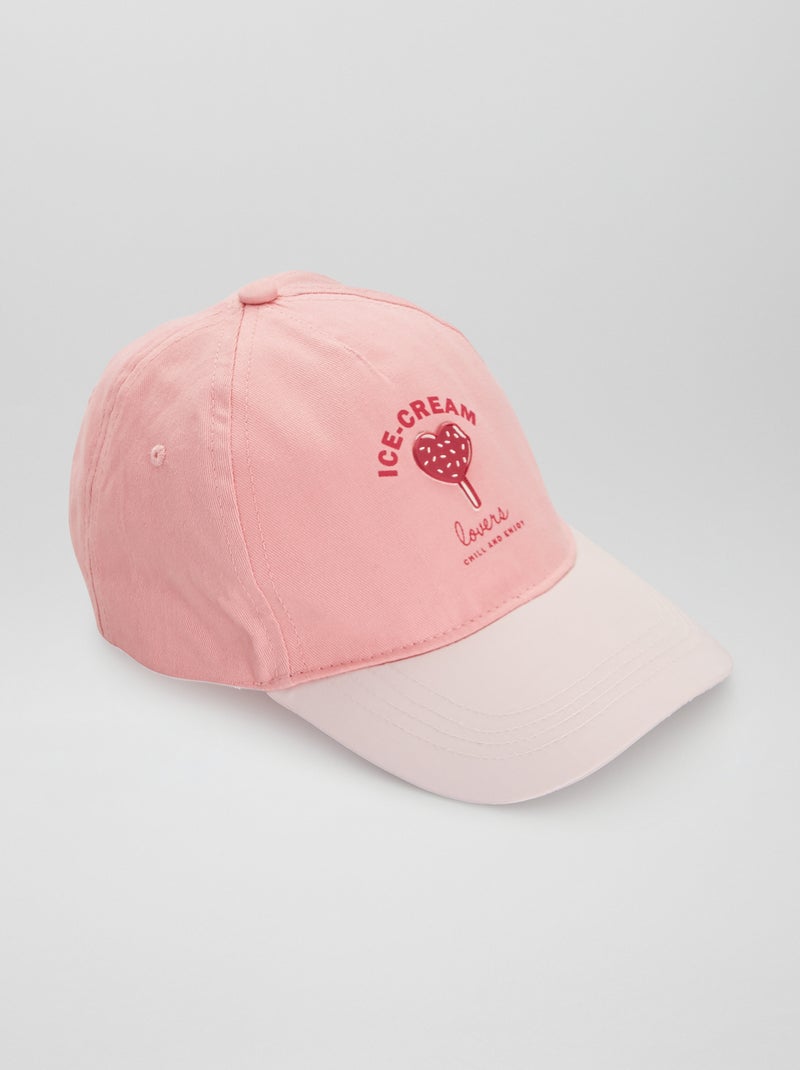 Gorra de tela ROSA - Kiabi