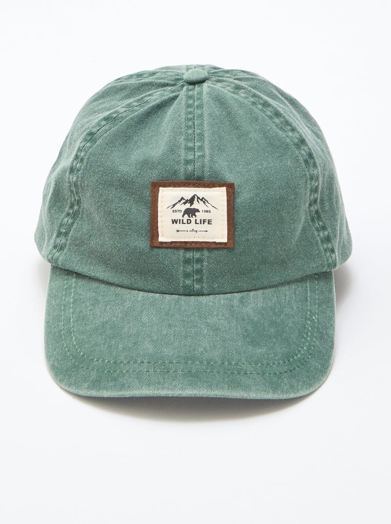 Gorra de tela Verde - Kiabi