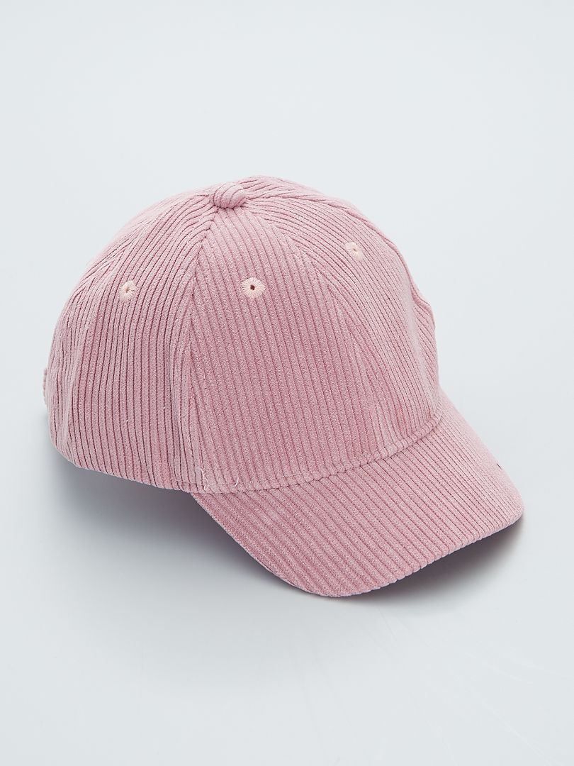 Gorra de terciopelo rosa - Kiabi