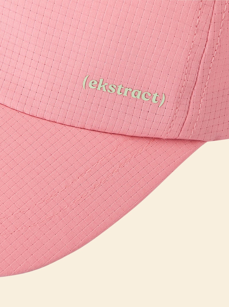 Gorra deportiva (ekstract) con visera rígida lisa Rosa - Kiabi