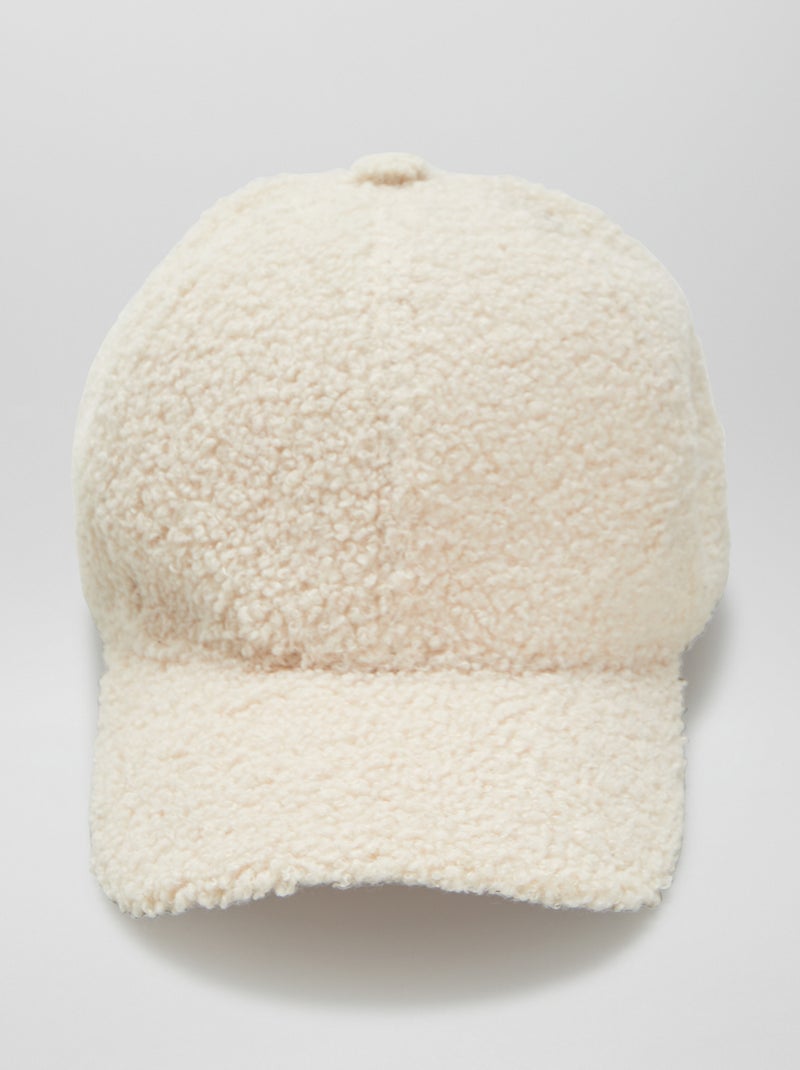 Gorra efecto borreguito BEIGE - Kiabi