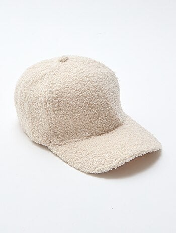 Gorra efecto borreguito lisa