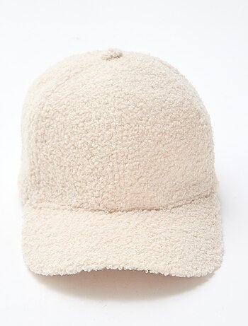 Gorra efecto borreguito lisa