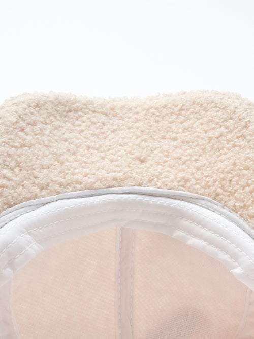 Gorra efecto borreguito lisa - Kiabi