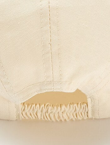 Gorra en mezcla de lino