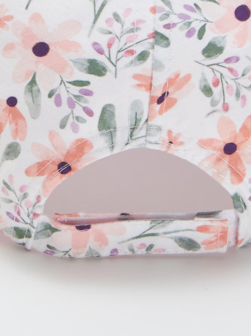 Gorra estampada 'flores' - Kiabi