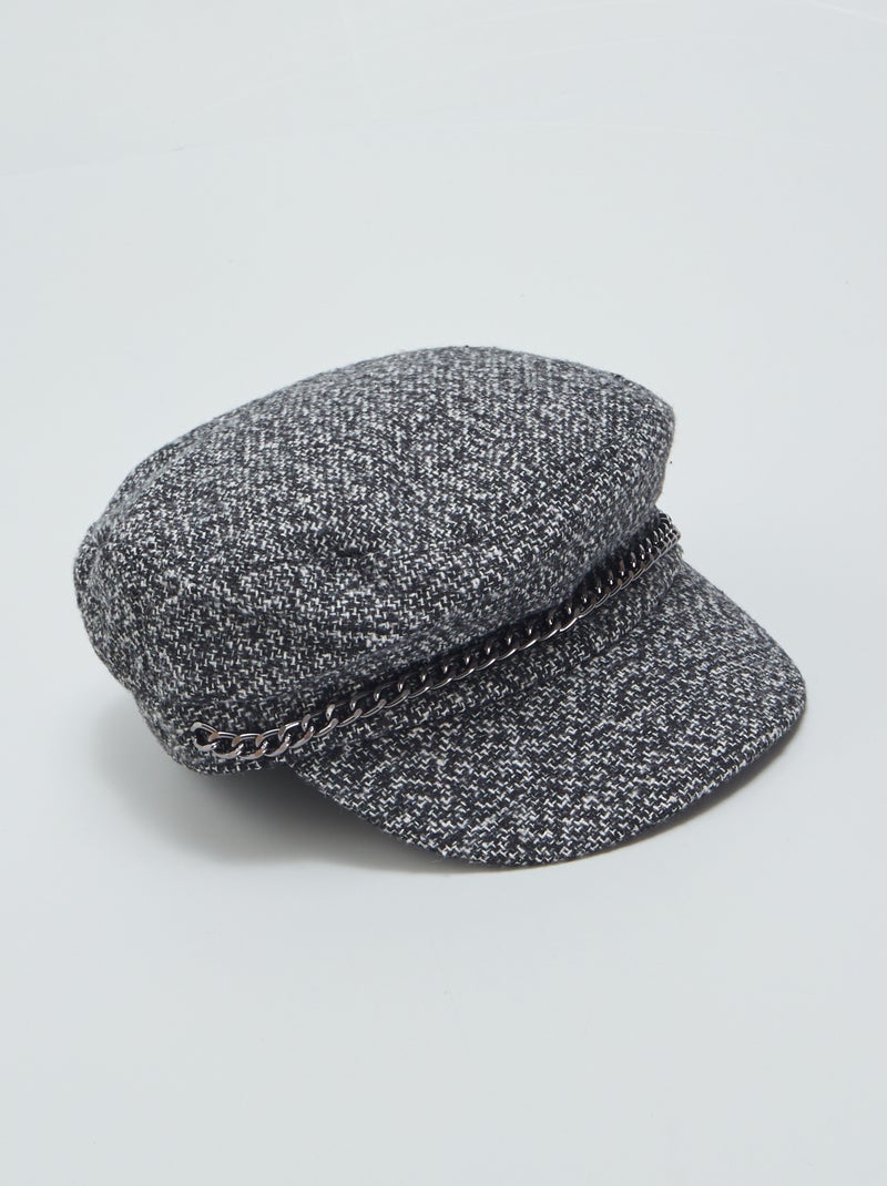 Gorra estilo 'baker boy' NEGRO - Kiabi