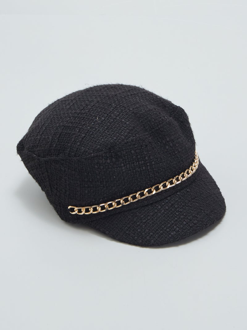 Gorra estilo 'baker boy' NEGRO - Kiabi
