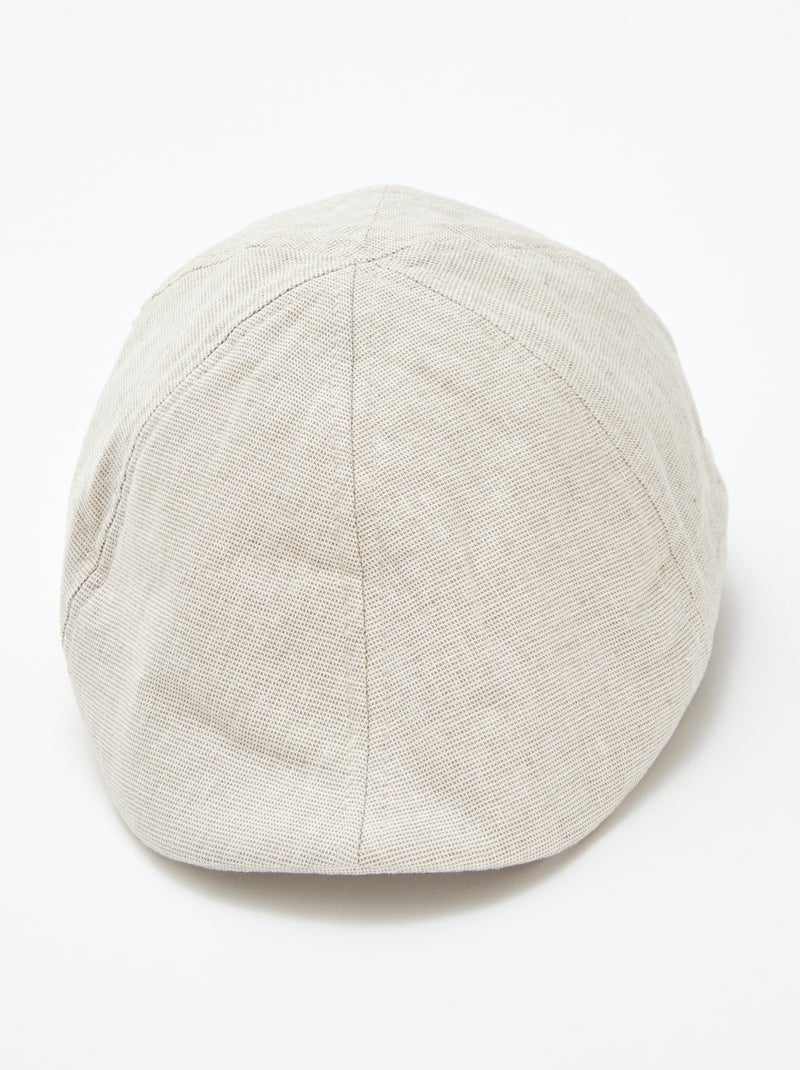 Gorra estilo gavroche beige - Kiabi