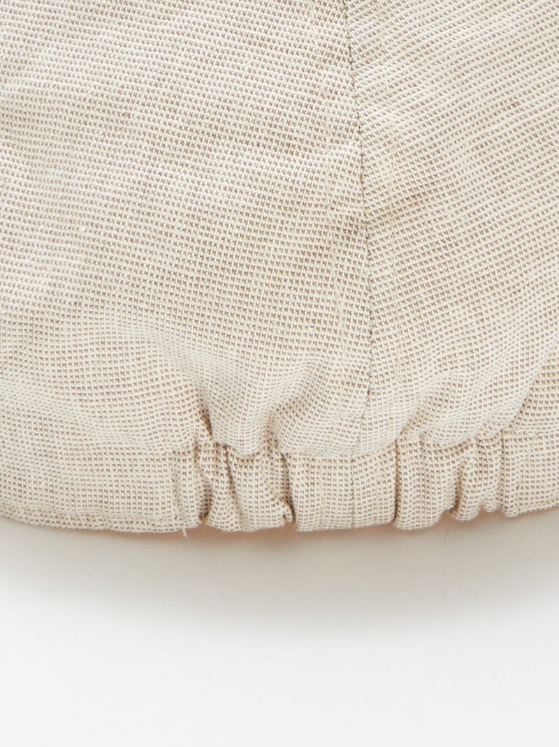 Gorra estilo gavroche beige - Kiabi