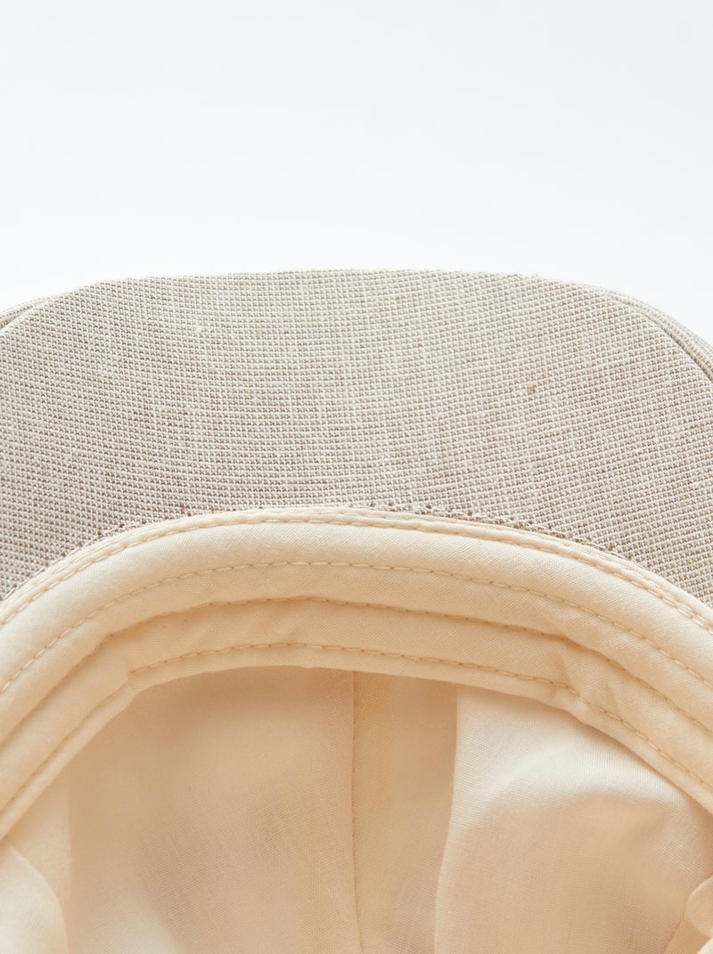 Gorra estilo gavroche beige - Kiabi
