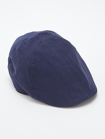 Gorra estilo gavroche efecto lino
