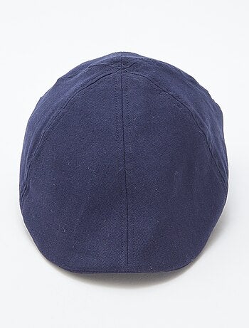 Gorra estilo gavroche efecto lino