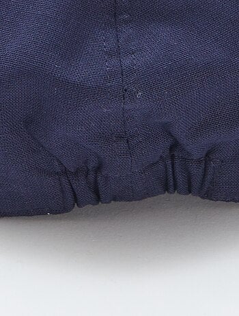 Gorra estilo gavroche efecto lino