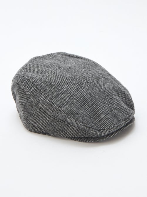 Gorra gavroche a cuadros - Kiabi