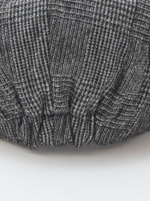 Gorra gavroche a cuadros - Kiabi