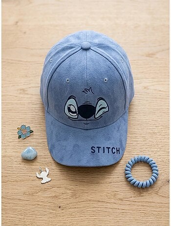 Gorra infantil a lunares visera regulable Stitch Disney