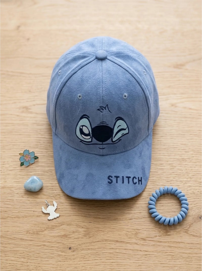 Gorra infantil a lunares visera regulable Stitch Disney Azul - Kiabi