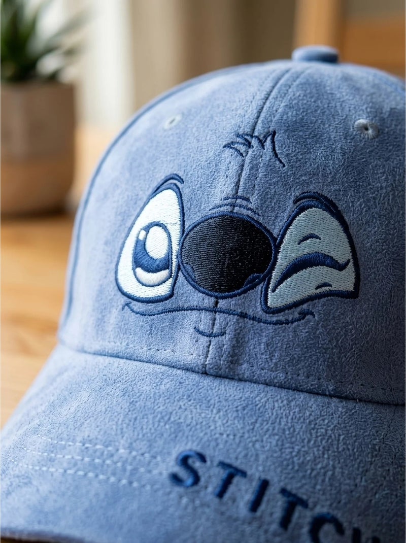 Gorra infantil a lunares visera regulable Stitch Disney Azul - Kiabi