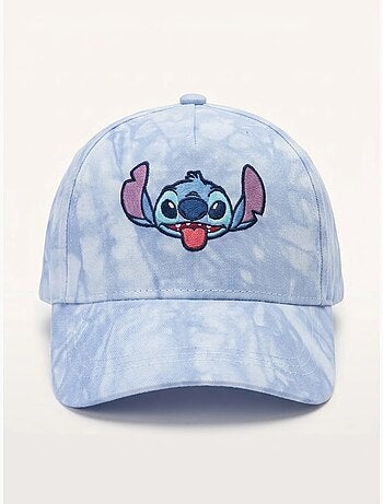 Gorra infantil ajustable de algodón bordado stitch disney