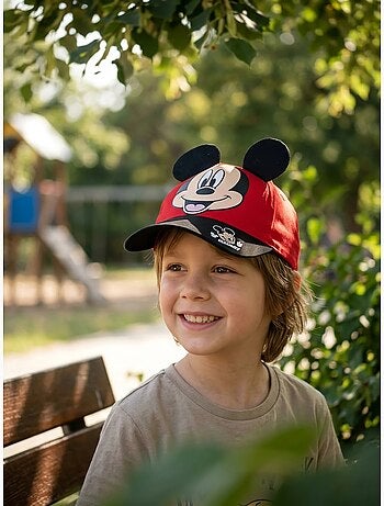 Gorra infantil ajustable de algodón Mickey Disney