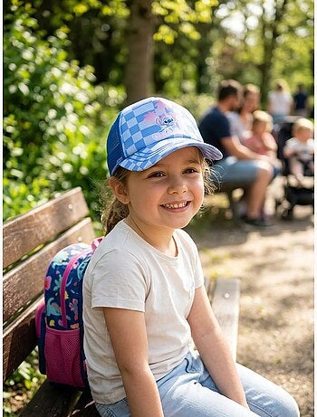 Gorra infantil ajustable de poliéster stitch disney