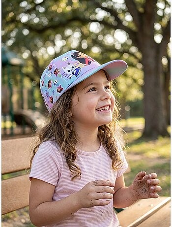 Gorra infantil de poliéster gabby's dollhouse dreamworks