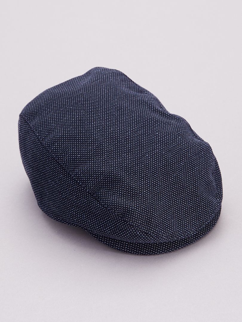 Gorra inglesa para bebé de algodón azul - Kiabi