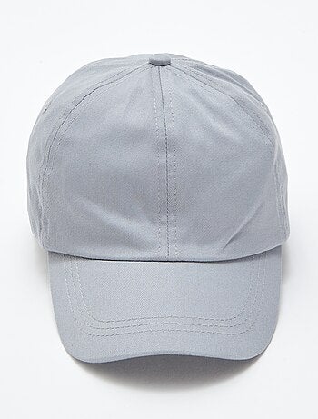 Gorra lisa de algodón