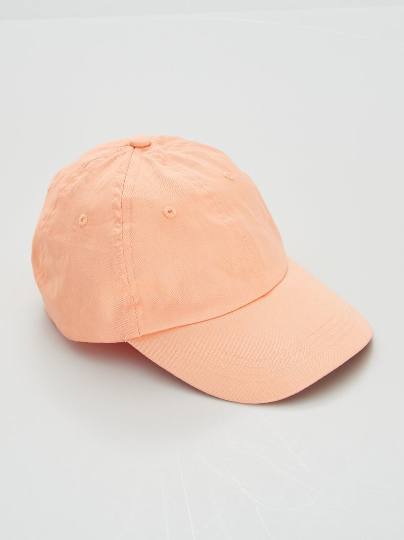 Gorra lisa NARANJA - Kiabi