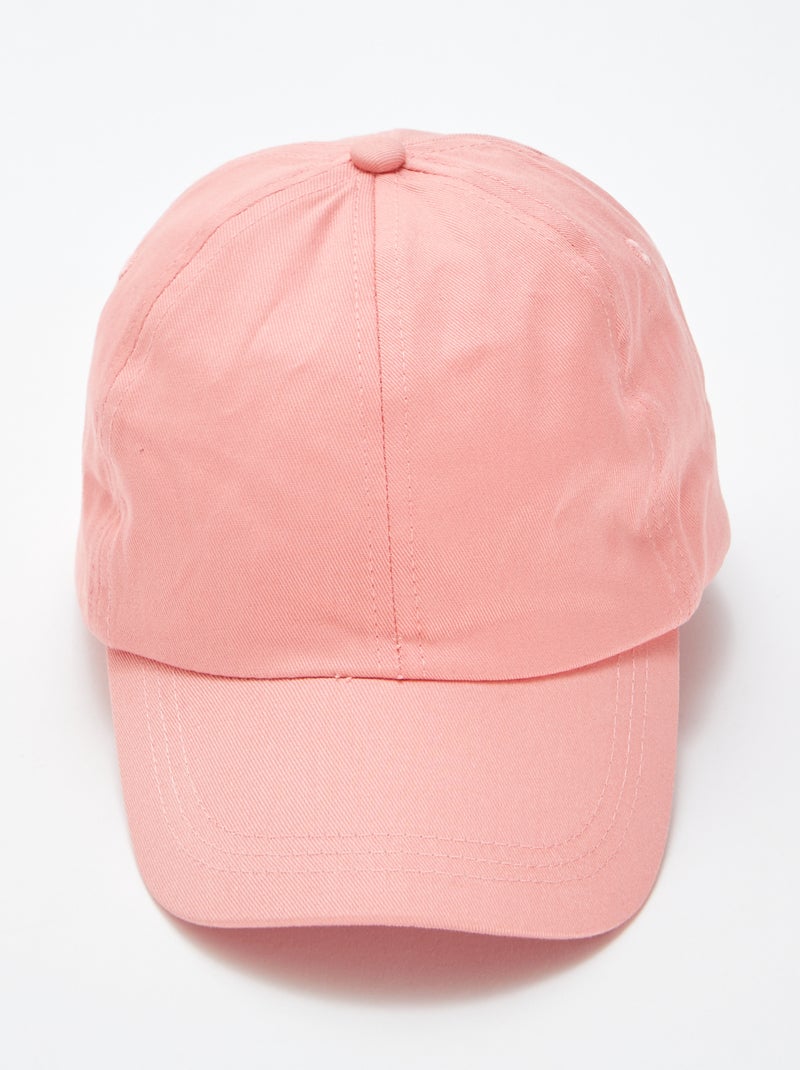 Gorra lisa ROSA - Kiabi
