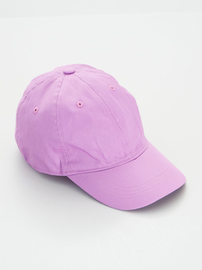 Gorra lisa rosa iris - Kiabi