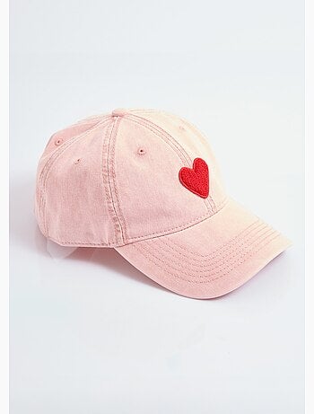 Gorra novedosa con bordado de corazón - AFIBEL