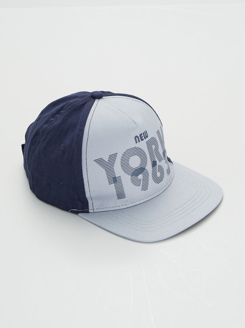 Gorra 'Nueva York' de tela gris - Kiabi