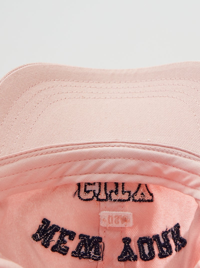 Gorra 'Nueva York' rosa - Kiabi