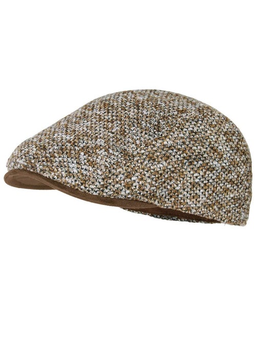 Gorra plana de punto jaspeado forrada - Kiabi Gorra plana de punto jaspeado forrada - Kiabi
