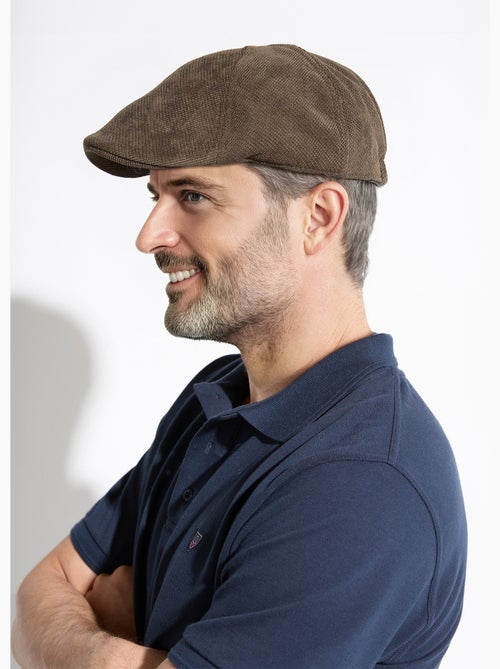 Gorra plana en tejido efecto lana - Afibel - Kiabi