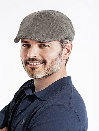 Gorra plana en tejido efecto lana - Afibel