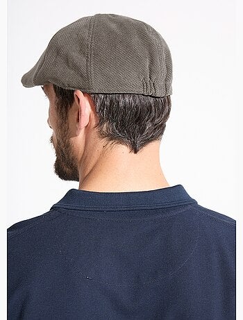 Gorra plana en tejido efecto lana - Afibel