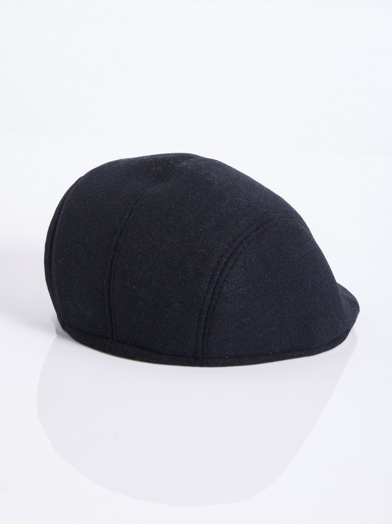 Gorra plana estilo lana - AFIBEL Azul marino - Kiabi