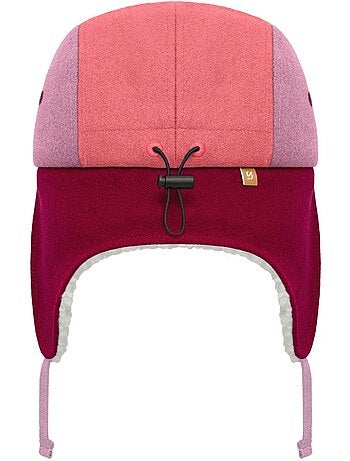 Gorra polar con orejeras niños lifestyle niños y niñas flyer dark rose