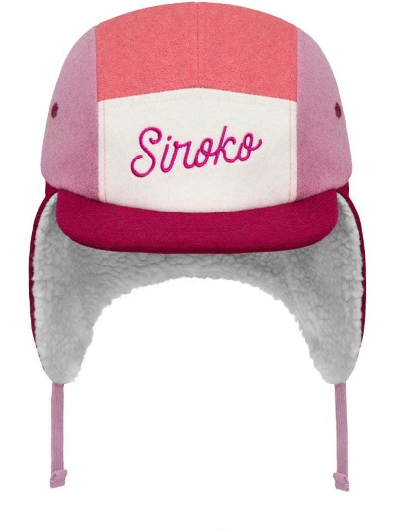 Gorra polar con orejeras niños lifestyle niños y niñas flyer dark rose Rosa - Kiabi