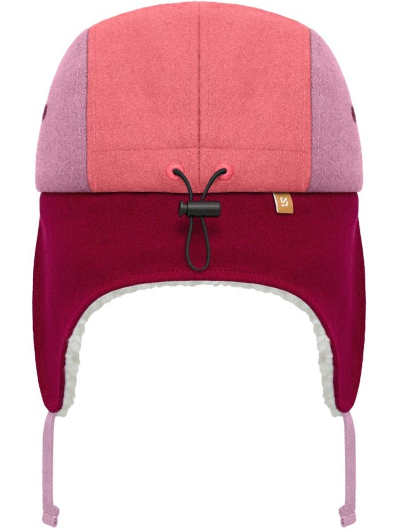 Gorra polar con orejeras niños lifestyle niños y niñas flyer dark rose Rosa - Kiabi
