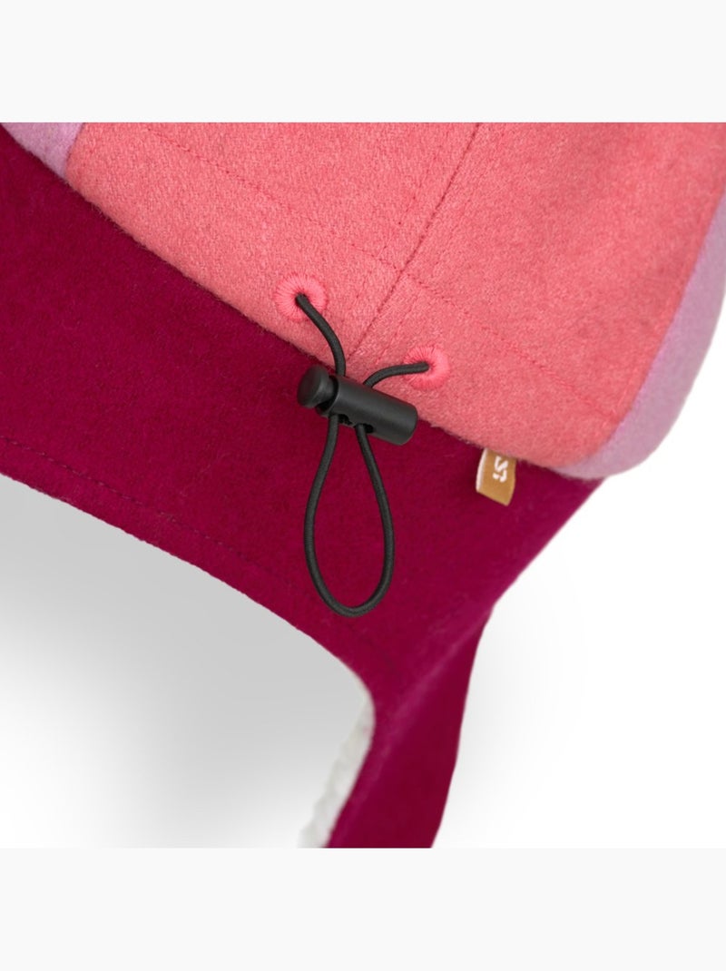 Gorra polar con orejeras niños lifestyle niños y niñas flyer dark rose Rosa - Kiabi
