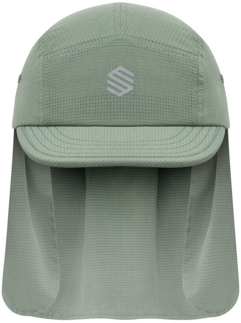 Gorra protección solar trail running senderismo hombre y mujer toubkal Verde - Kiabi
