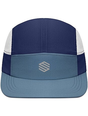 Gorra running 5 paneles fitness hombre y mujer sprint cobalt